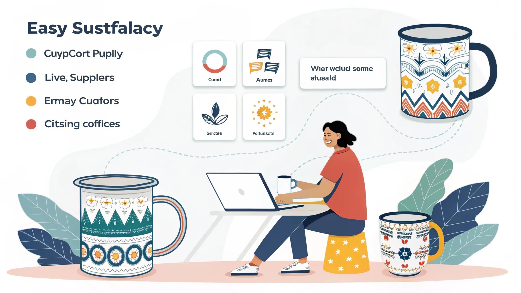 A digital tool simplifying mug customization.