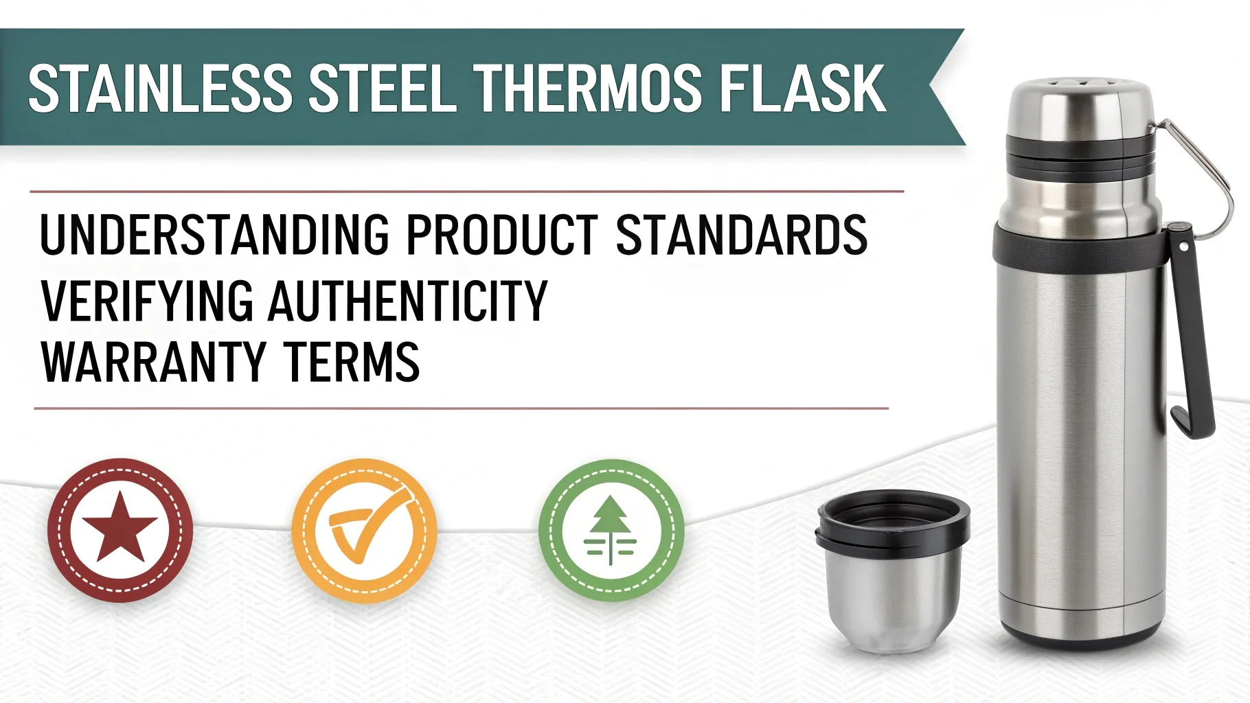 An infographic on choosing the right stainless steel thermos.